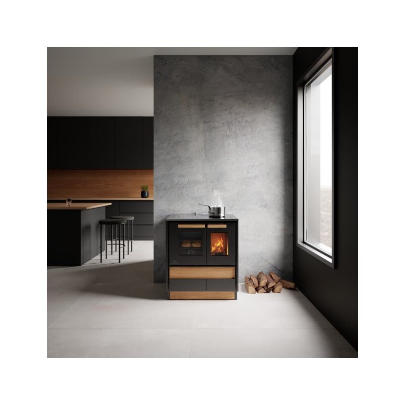 Pellet- Küchenherd Lohberger Dachstein - Alpin - 6 kW