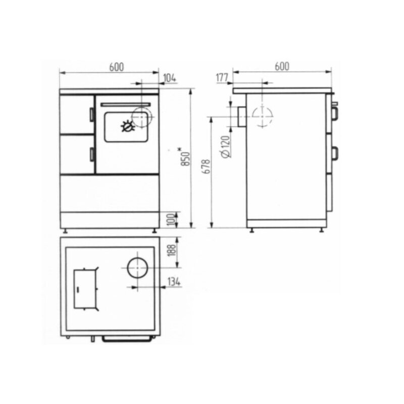 Wamsler Küchenherd K118 - 6 kW