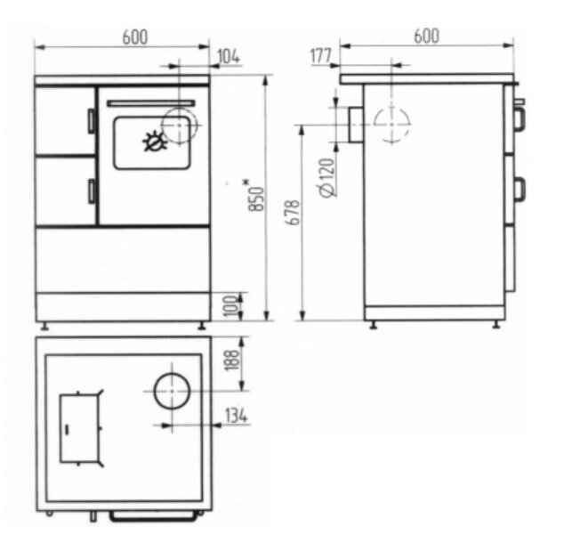 Wamsler Küchenherd K118 - 6 kW