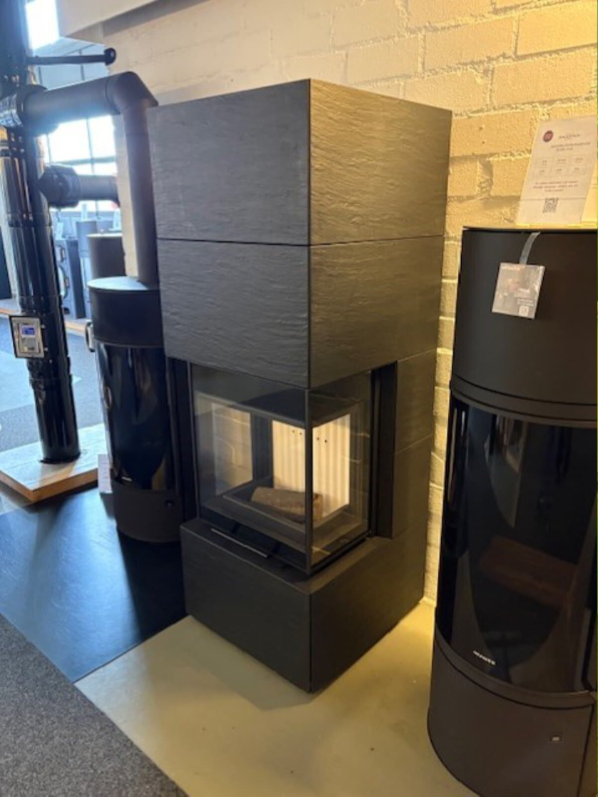 Kaminofen Oranier Bausatz Club UH-550 - 8 kW - conSTONE Schiefer - AUSSTELLUNGSSTÜCK