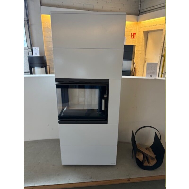 Kaminofen Wamsler Modulo 70 / 180 L links - weiß -  6 KW - AUSSTELLUNGSSTÜCK