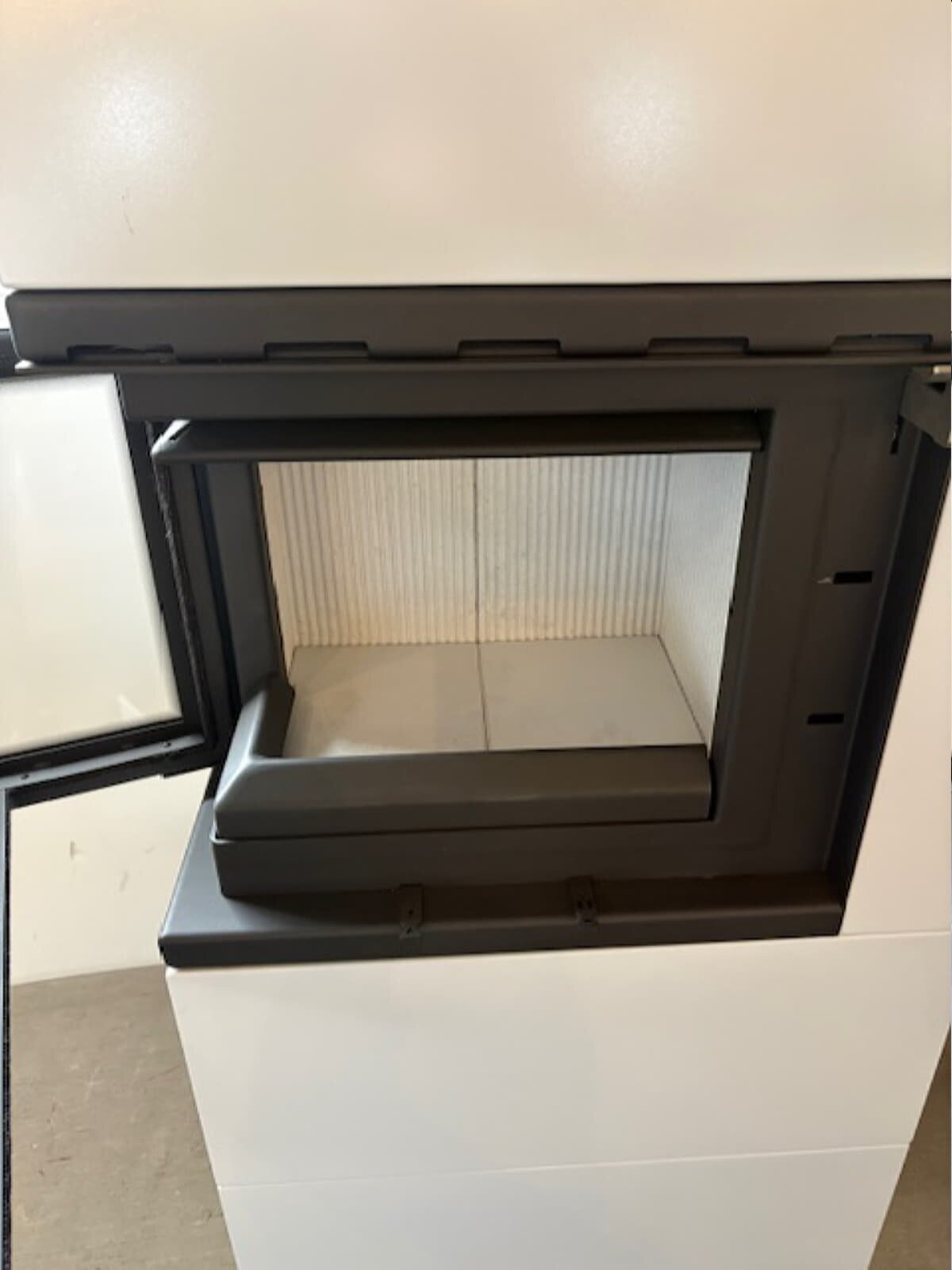 Kaminofen Wamsler Modulo 70 / 180 L links - weiß -  6 KW - AUSSTELLUNGSSTÜCK