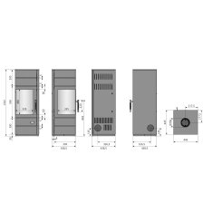 Kaminofen Oranier Mondego (W+) - 7 kW - AUSSTELLUNGSST&Uuml;CK