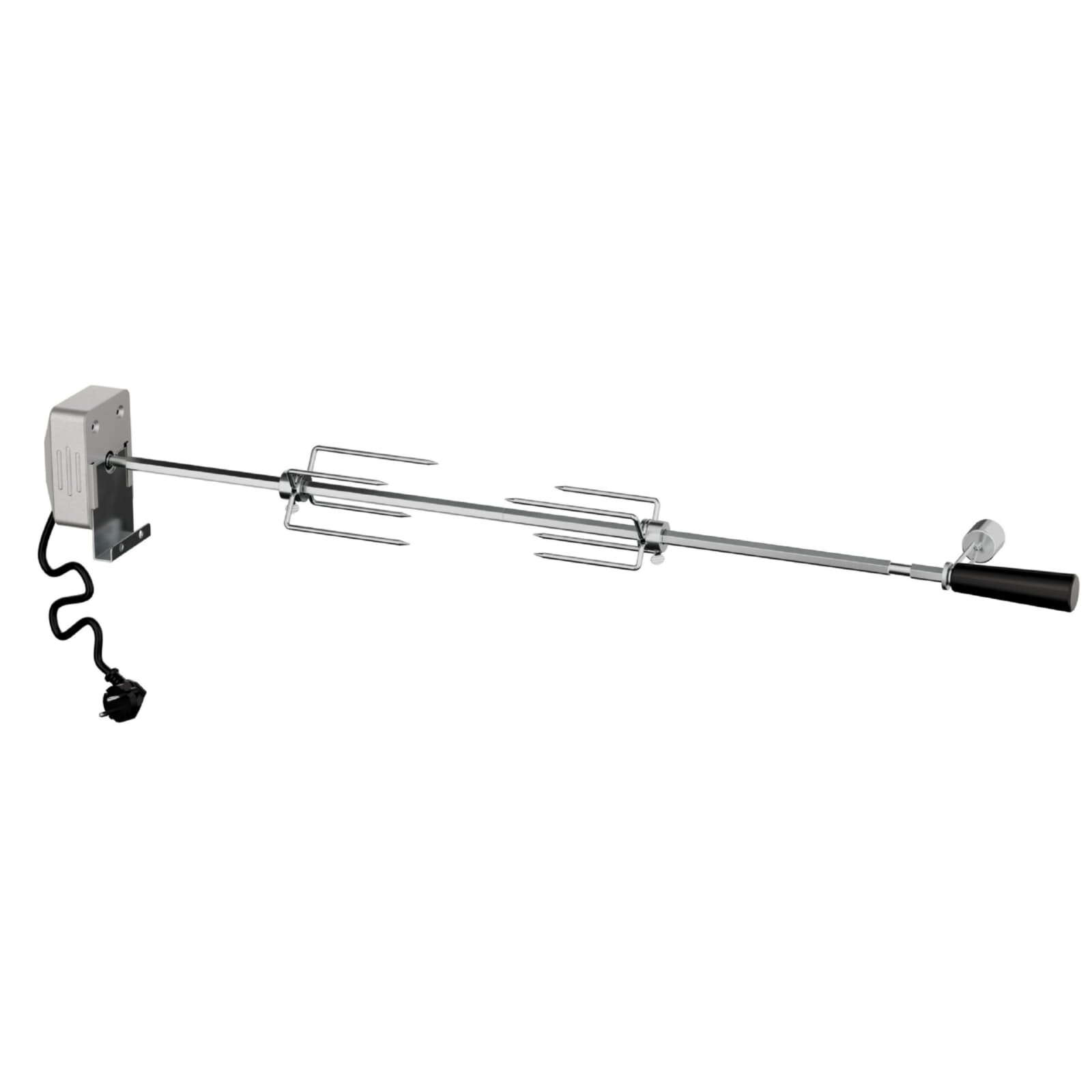 Vivandio Drehspieß fyre X 4B (zweiteilig) bei 4mm Windblech mit Rollen