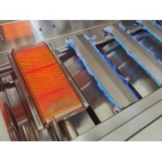 Gas- Einbaugrill Vivandio fyre x -IR Gen2, mattschwarz