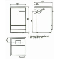 Wamsler Küchenherd / Beistellherd K155 - 5 kW