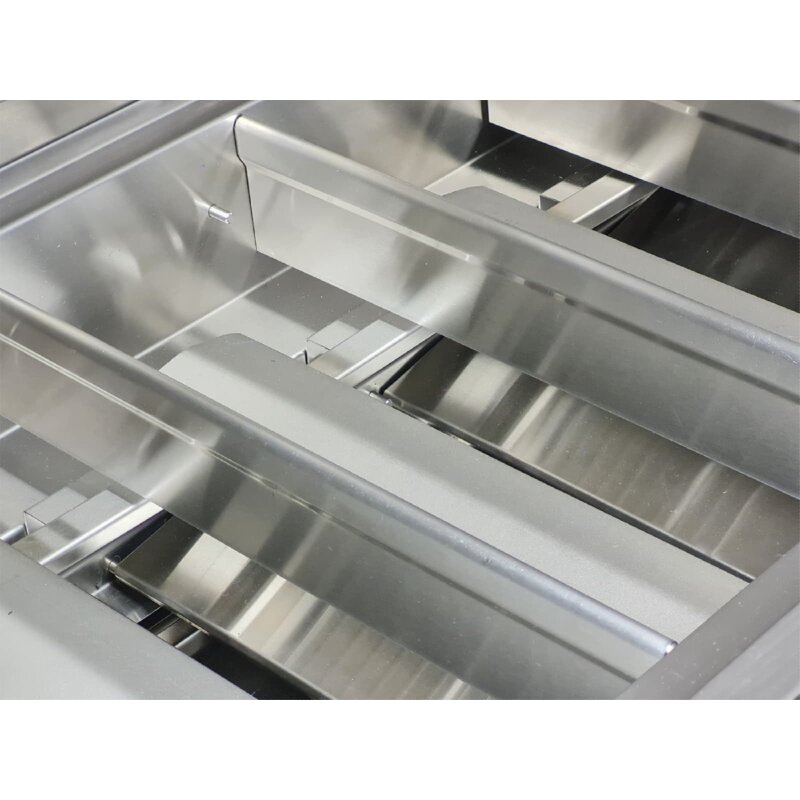 Gas- Einbaugrill Vivandio fyre x Gen2, Edelstahl silber