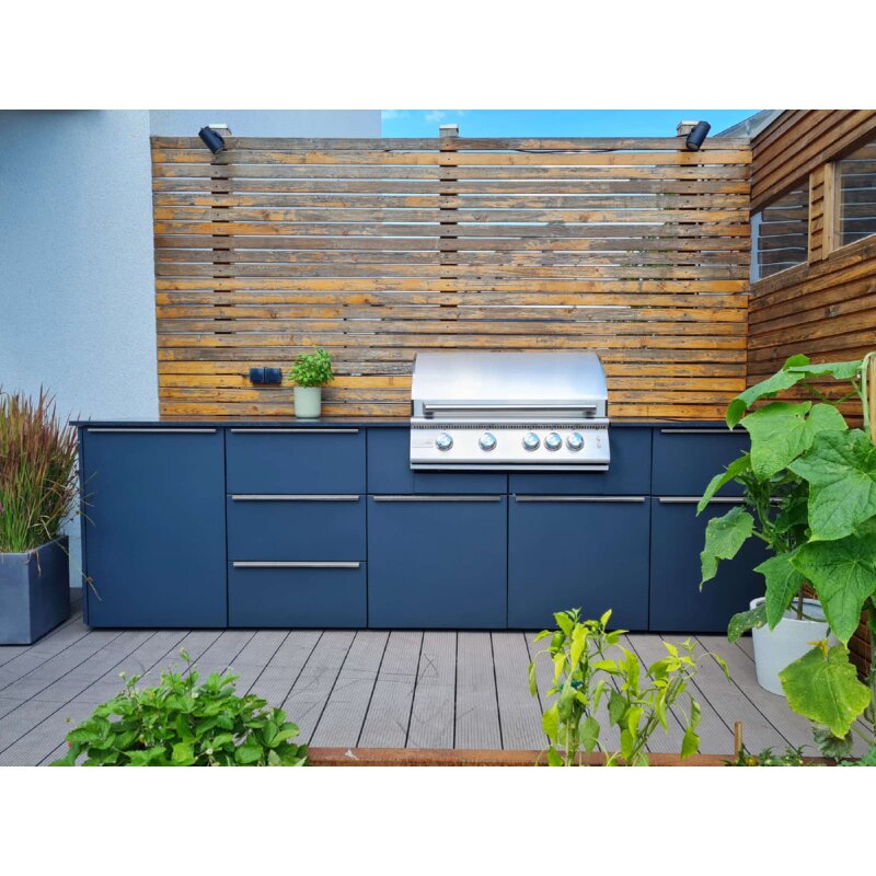 Gas- Einbaugrill Vivandio fyre x Gen2, Edelstahl silber