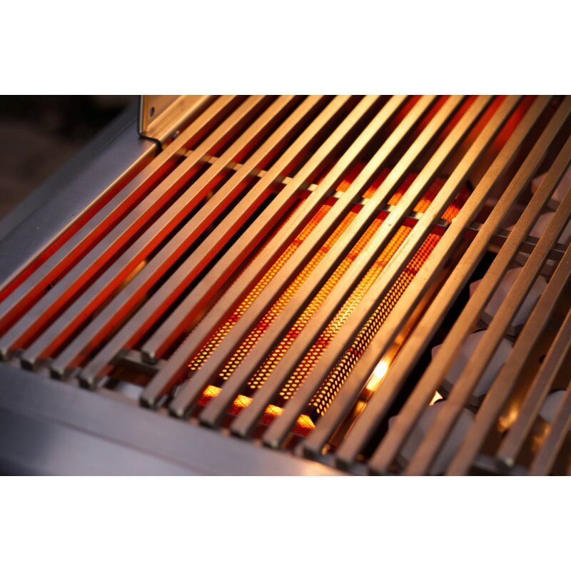 Gas- Einbaugrill Vivandio fyre x Gen2, Edelstahl silber