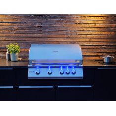 Gas- Einbaugrill Vivandio fyre x Gen2, Edelstahl silber
