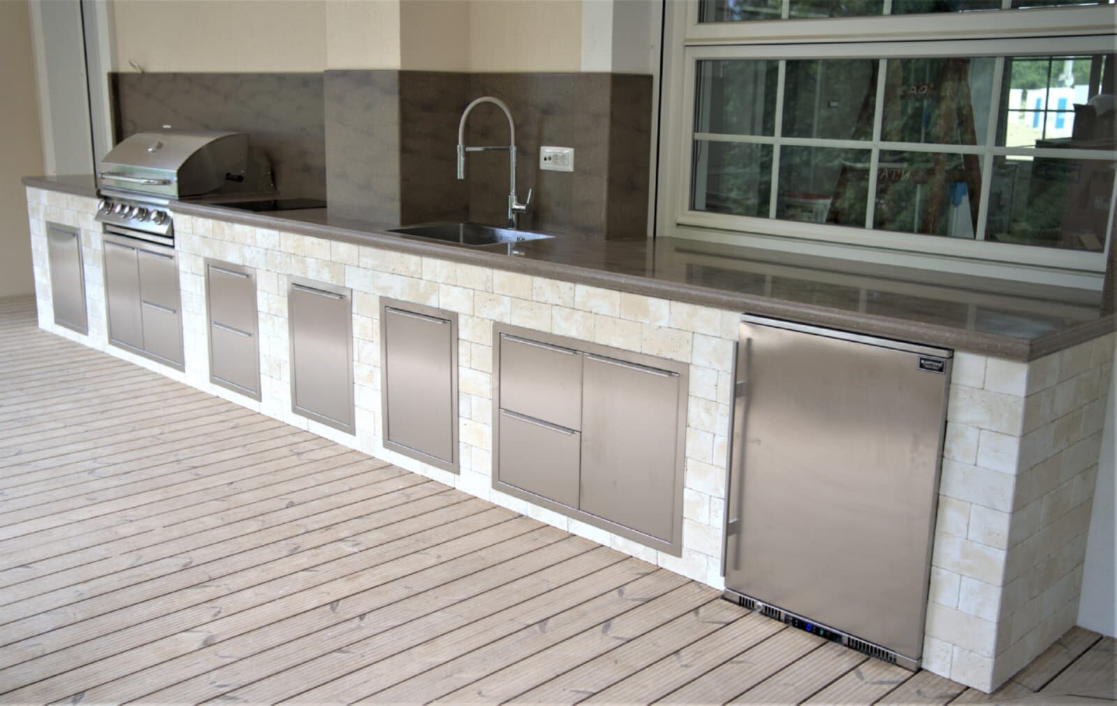 Vivandio Outdoorlüche Einbau Doppelschublade