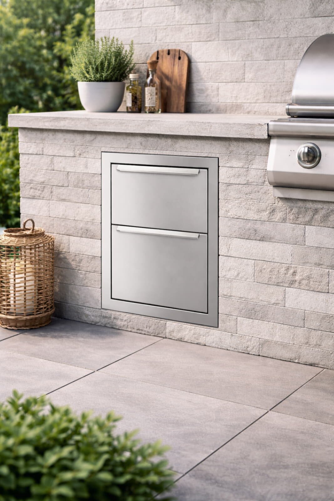 Vivandio Outdoorlüche Einbau Doppelschublade