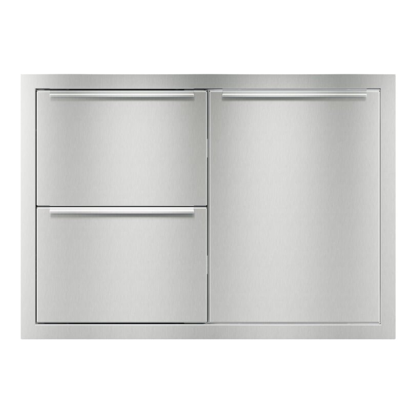 Vivandio Outdoorküche Einbau Schublade- Tür Kombination