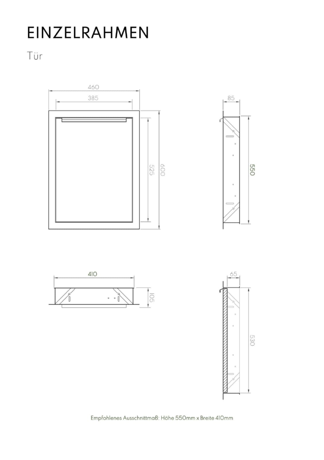 Vivandio Outdoorküche Einbau Einzeltür