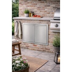 Vivandio Outdoorküche Einbau Doppeltür