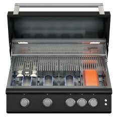 Gasgrill Vivandio fyre x Gen2 mit Grillwagen , mattschwarz
