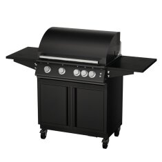 Gasgrill Vivandio fyre x Gen2 mit Grillwagen , mattschwarz