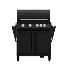 Gasgrill Vivandio fyre x Gen2 mit Grillwagen , mattschwarz