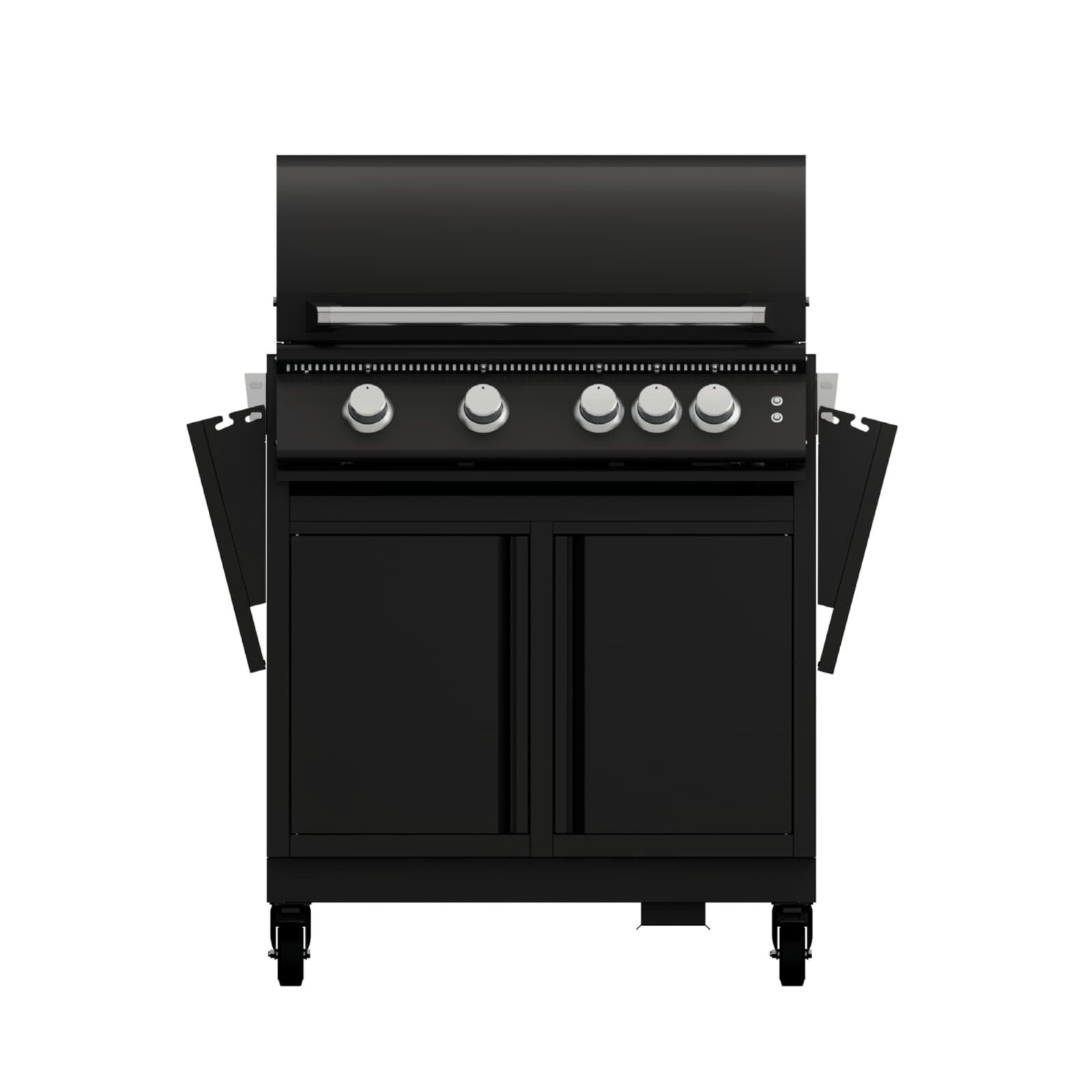 Gasgrill Vivandio fyre x Gen2 mit Grillwagen , mattschwarz