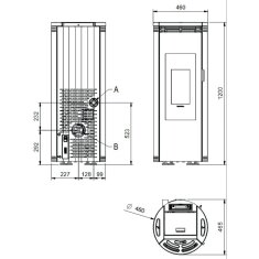 Pelletofen La Nordica Extraflame Amika Evo - 8 kW