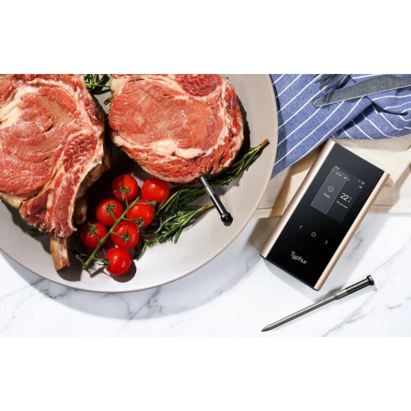 Typhur Sync Gold Dual - kabelloses Fleischthermometer mit 2 Sonden - wireless