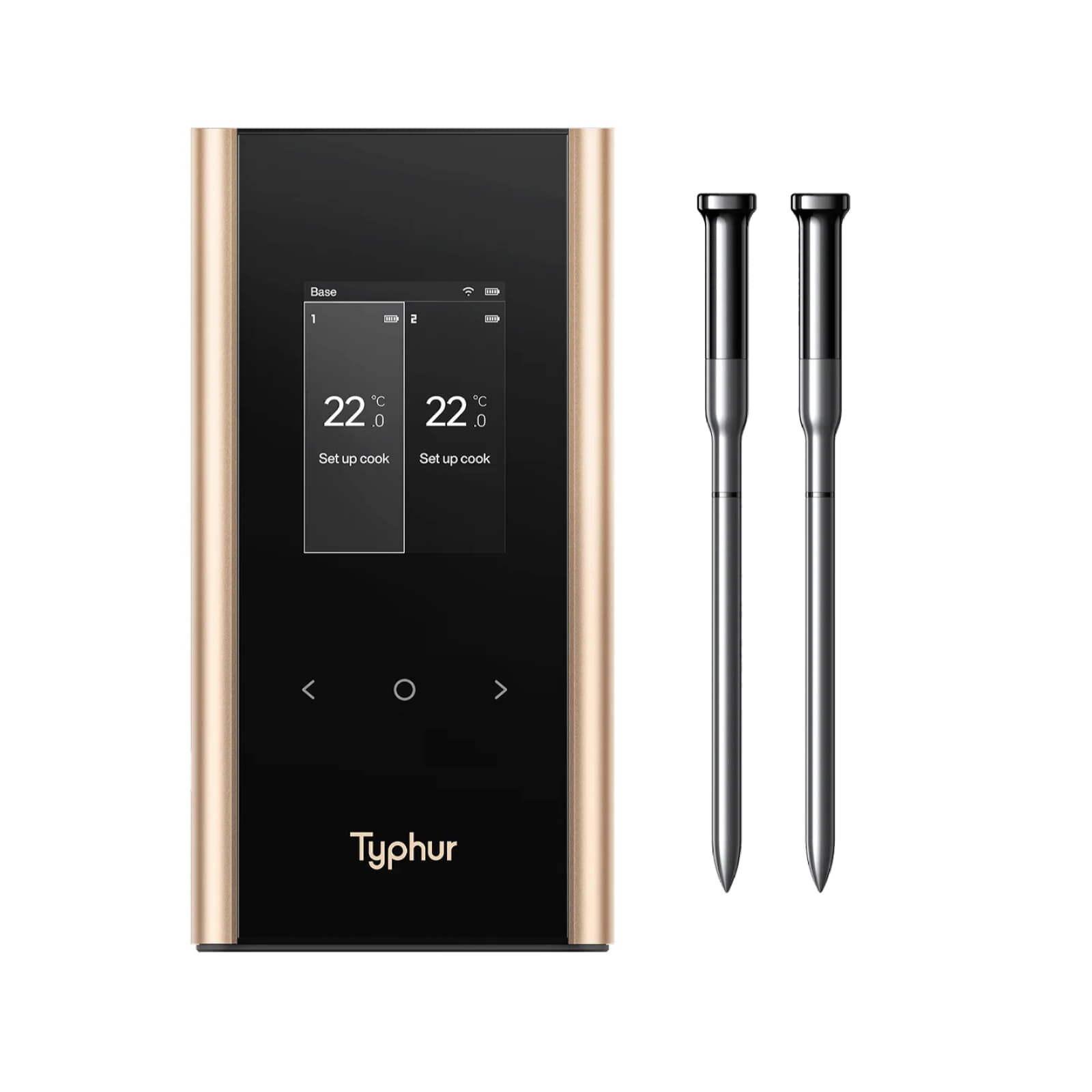 Typhur Sync Gold Dual - kabelloses Fleischthermometer mit 2 Sonden - wireless