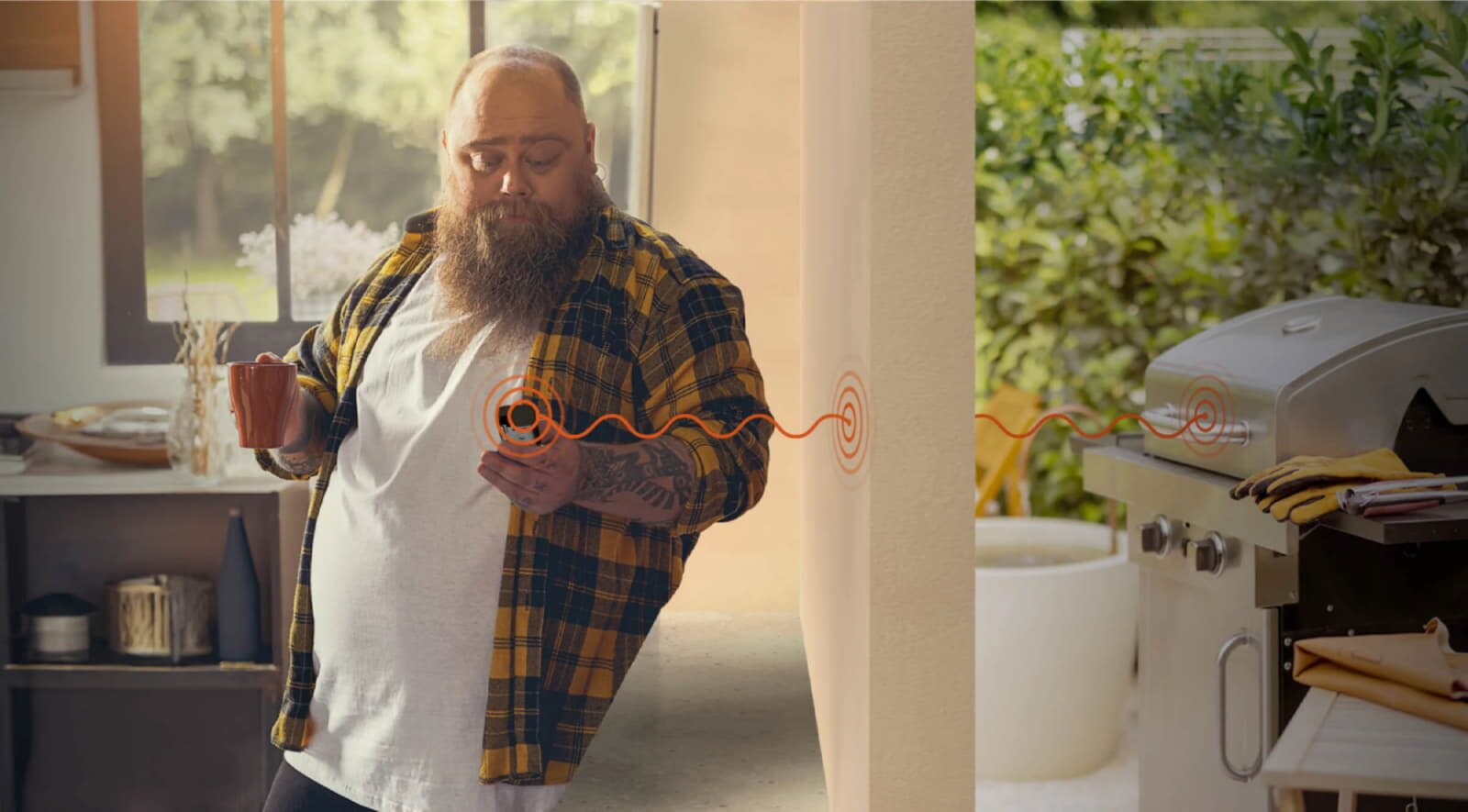 Typhur Sync Gold Dual - kabelloses Fleischthermometer mit 2 Sonden - wireless