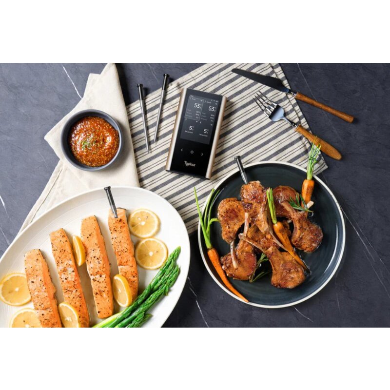 Typhur Sync Gold Quad - kabelloses  Fleischthermometer mit 4 Sonden - wireless