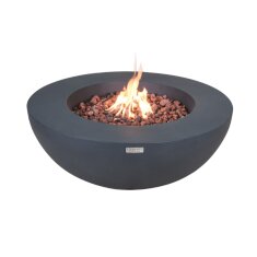 Loungetisch mit Gas Feuerstelle Elementi Lunar Bowl,...