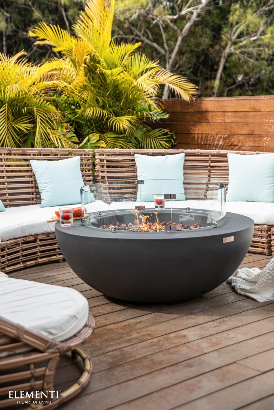 Elementi runde Windschutz für Lunar