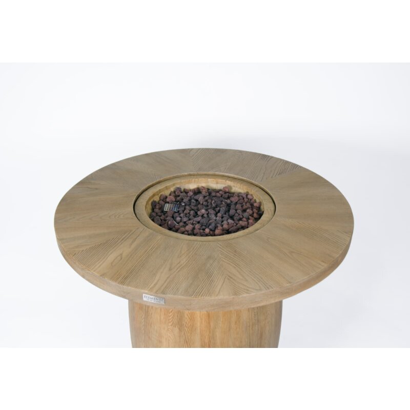 Fass- Stehtisch mit Gas- Feuerstelle Elementi Bar Table Lafite