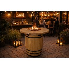 Stehtisch mit Gas- Feuerstelle Elementi Bar Table Lafite