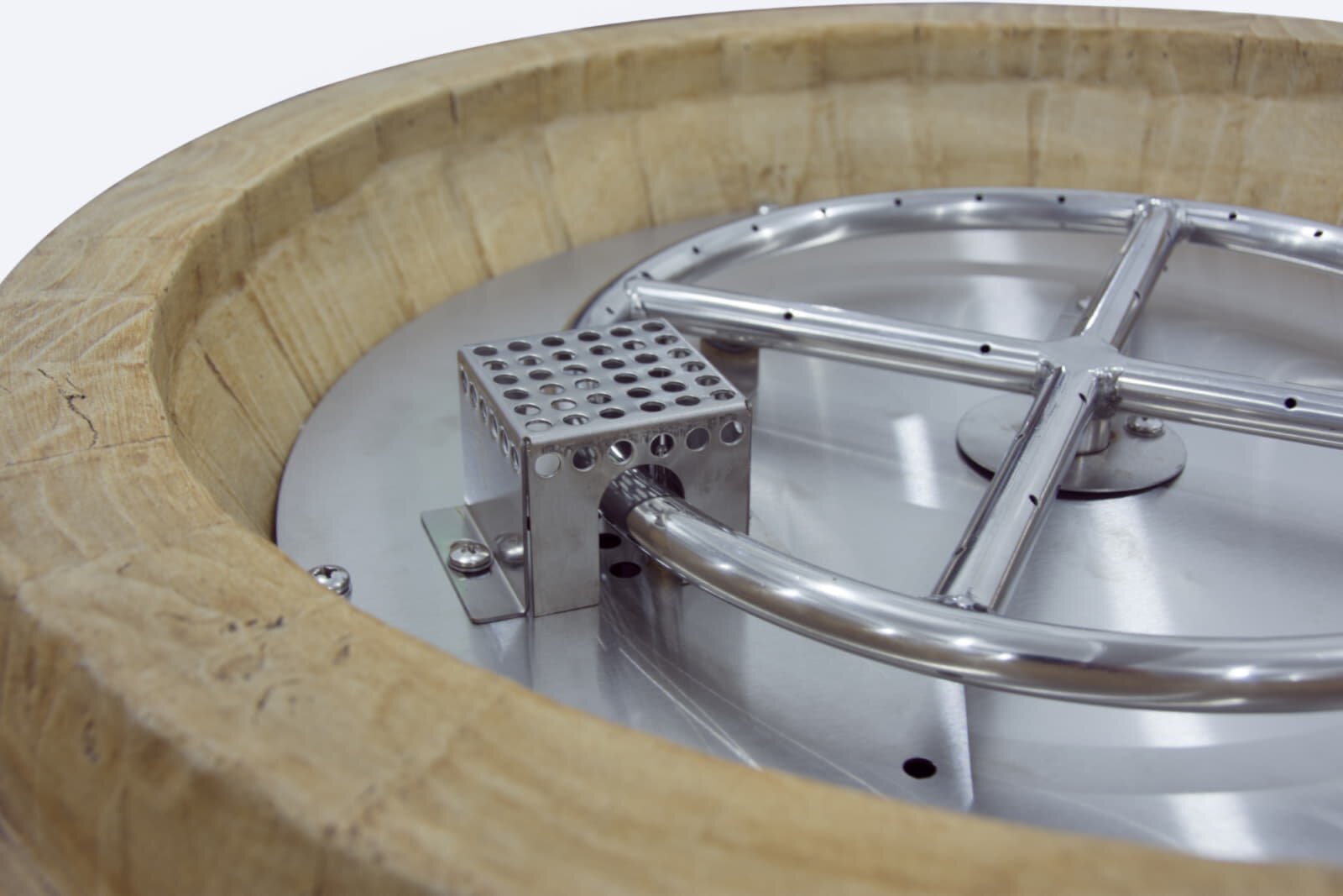 Stehtisch mit Gas- Feuerstelle Elementi Bar Table Lafite