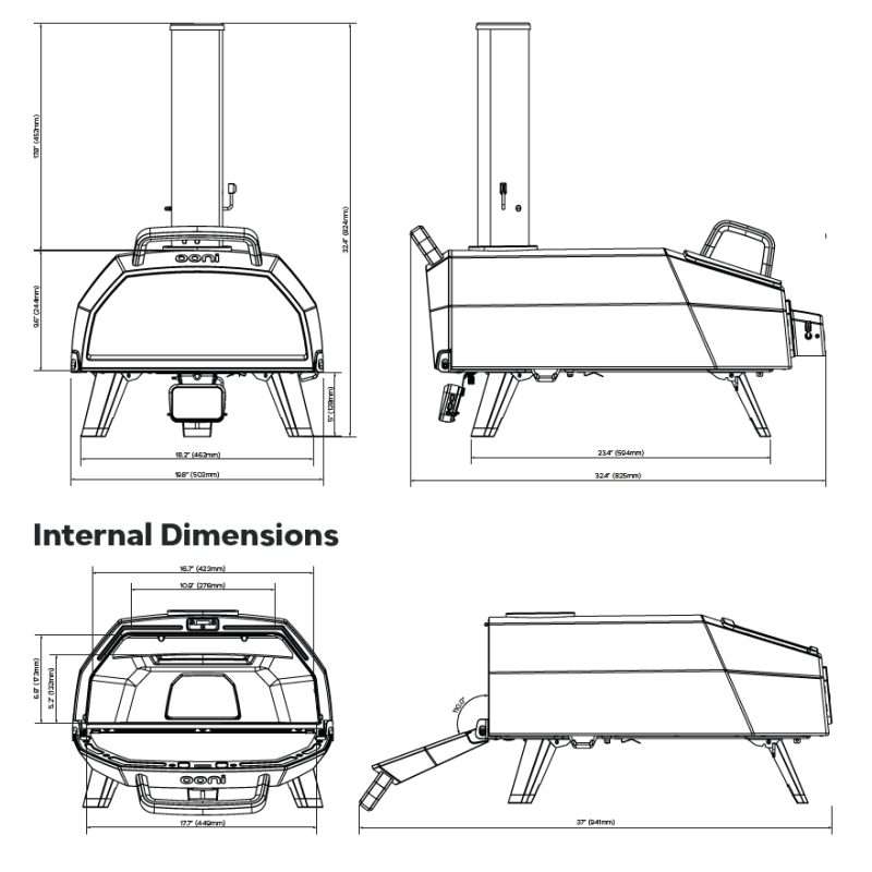 Multi- Brennstoff- Pizzaofen Ooni Karu 2 Pro