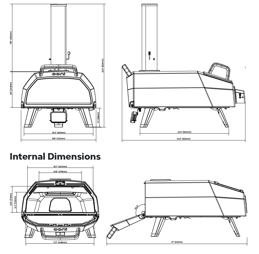 Multi- Brennstoff- Pizzaofen Ooni Karu 2 Pro