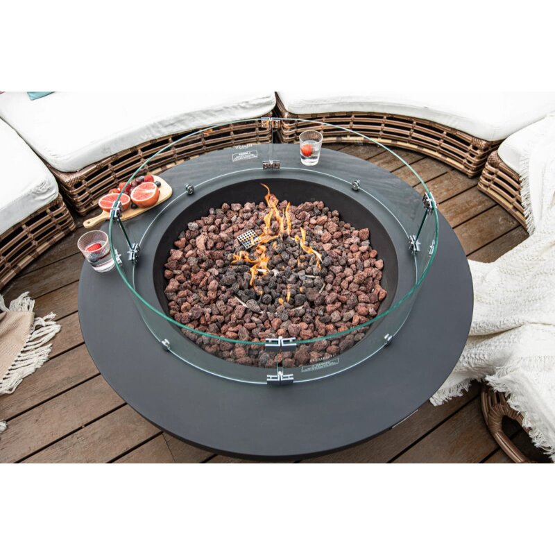 Elementi rote Lavasteine 2-4 cm für Feuerstelle - 3 kg