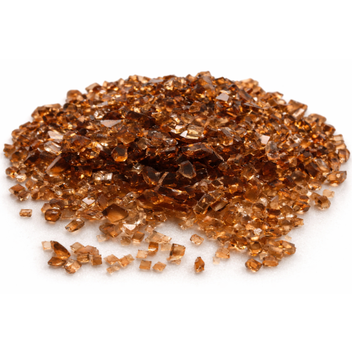 Elementi bronzefarbenes Feuerglas 5-8mm für...