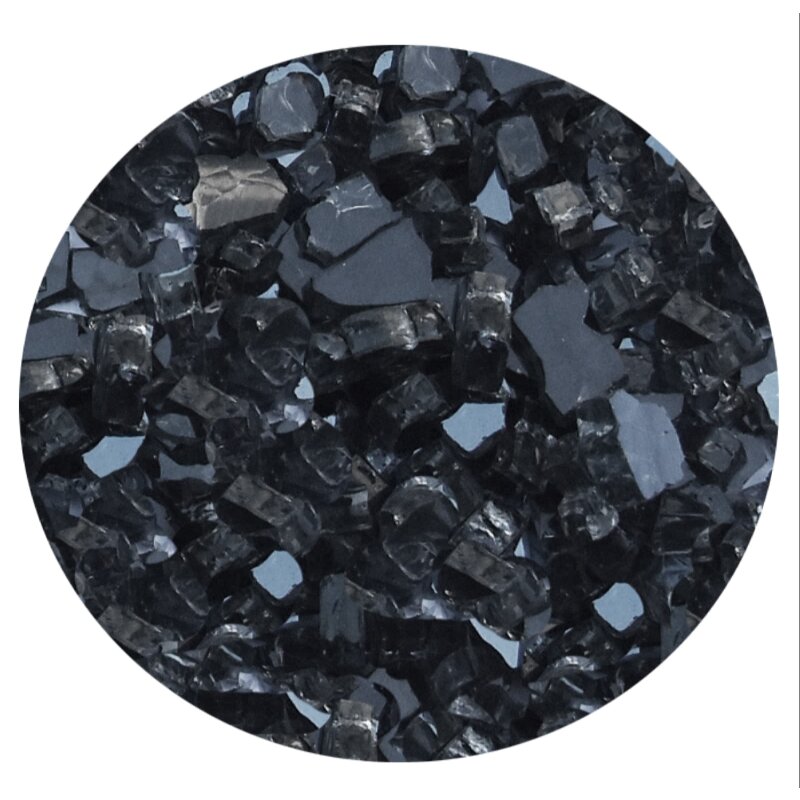 Elementi kohlschwarzes Feuerglas 5-8mm für Feuerstelle - 11 kg