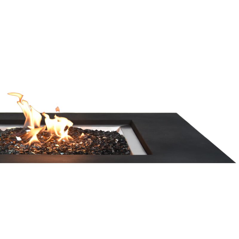 Elementi kohlschwarzes Feuerglas 5-8mm für Feuerstelle - 11 kg