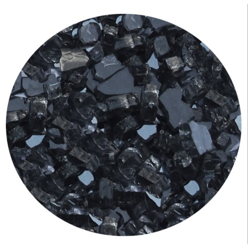 Elementi kohlschwarzes Feuerglas 5-8mm für...