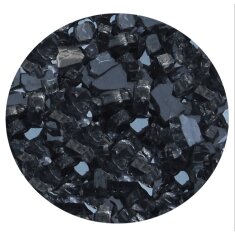 Elementi kohlschwarzes Feuerglas 5-8mm für...