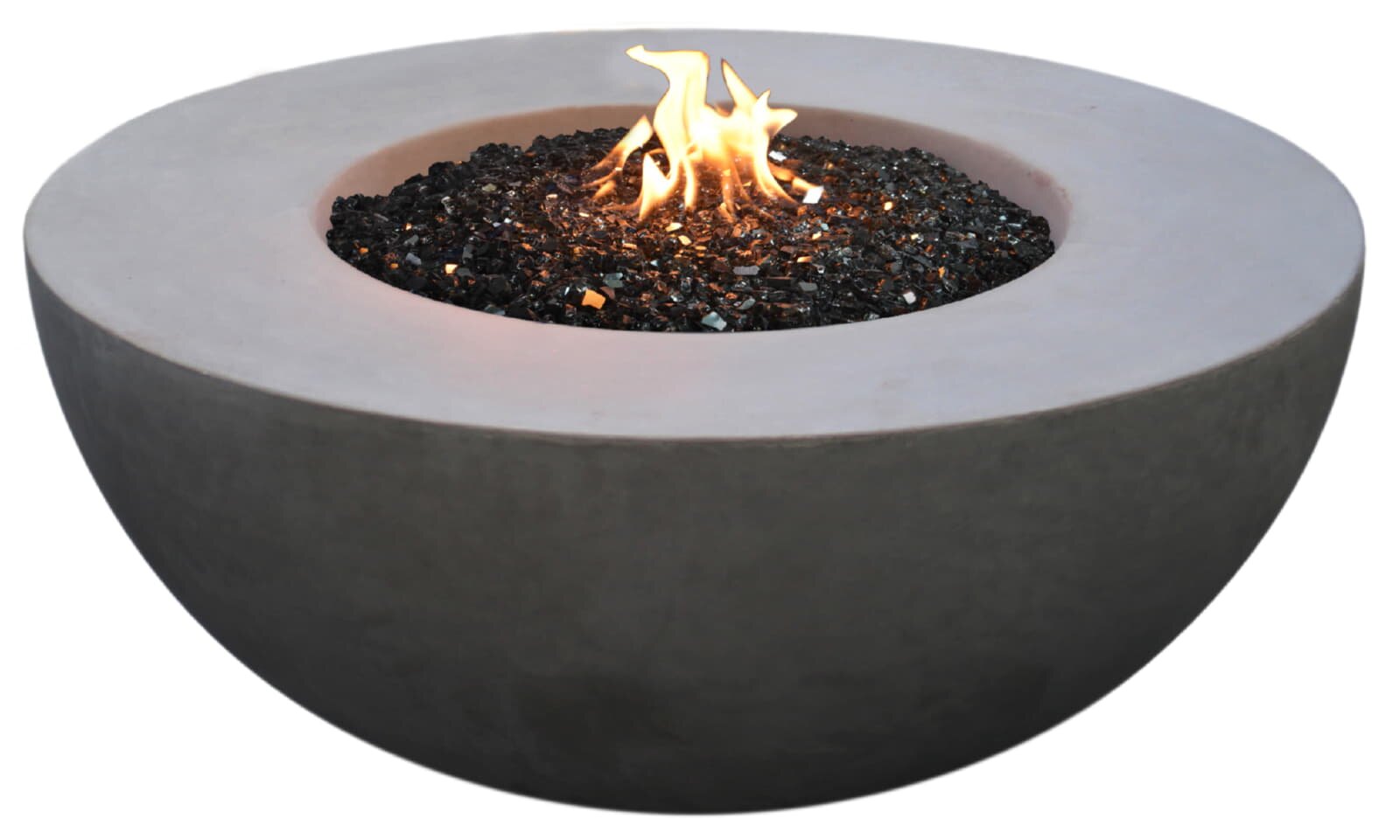 Elementi kohlschwarzes Feuerglas 5-8mm für Feuerstelle - 11 kg