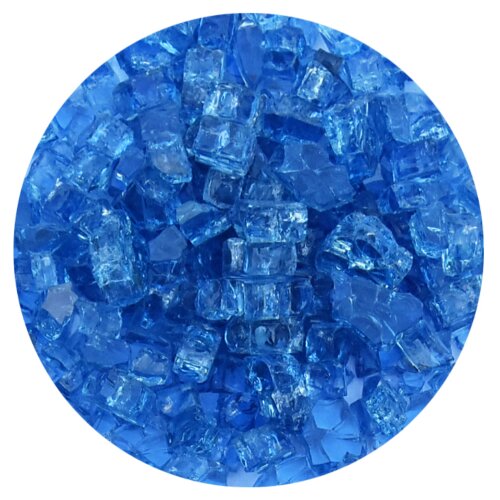Elementi karibikblaues Feuerglas 5-8mm für...