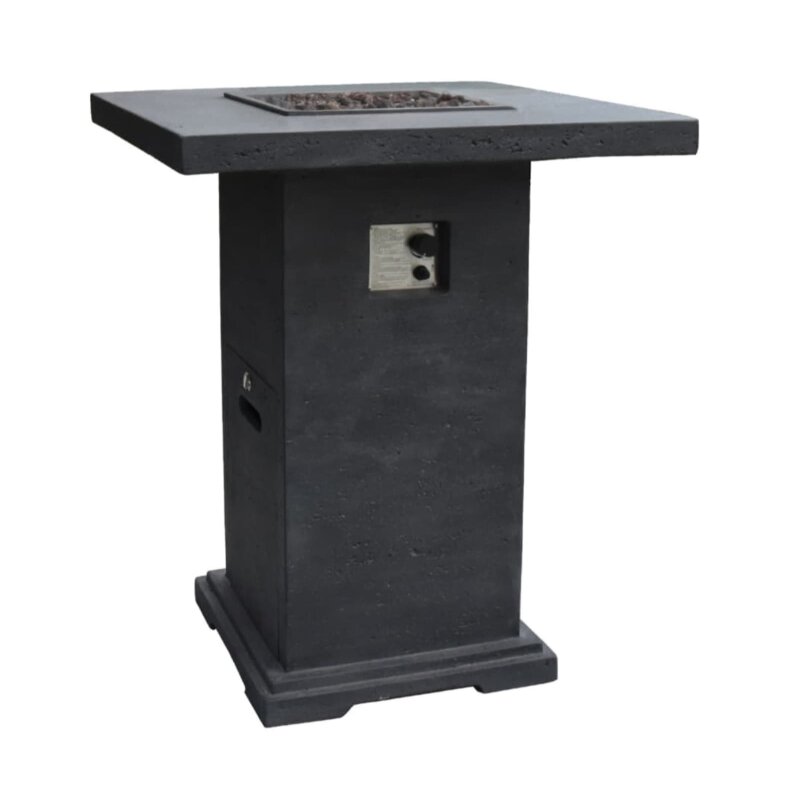 Gas- Feuerstelle Elementi Stehtisch Montreal, dunkelgrau