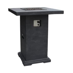 Gas- Feuerstelle Elementi Stehtisch Montreal, dunkelgrau