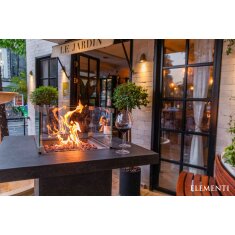 Gas- Feuerstelle Elementi Stehtisch Montreal, dunkelgrau