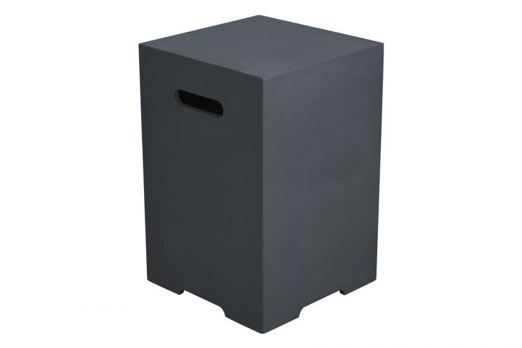 Elementi Gasflaschenabdeckung für Manhattan, Metropolis und Hampton, dunkelgrau