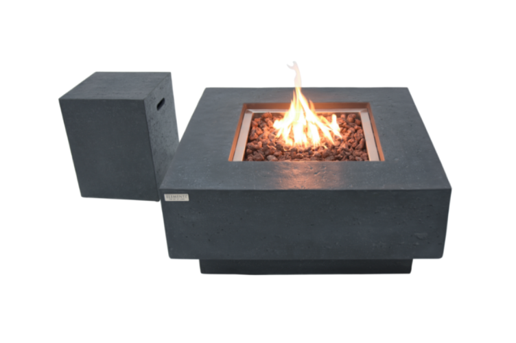 Elementi Gasflaschenabdeckung für Manhattan, Metropolis und Hampton, dunkelgrau