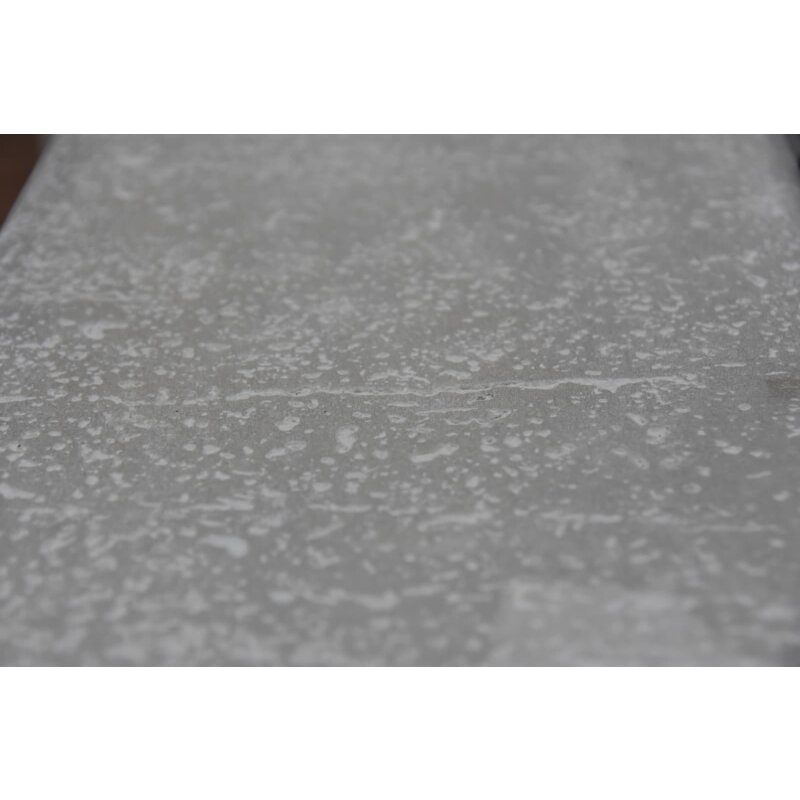 Loungetisch mit Gas Feuerstelle Elementi Hampton, hellgrau