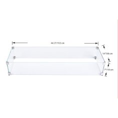 Elementi rechteckiger Windschutz für Hampton, Varna, Valencia, Granville